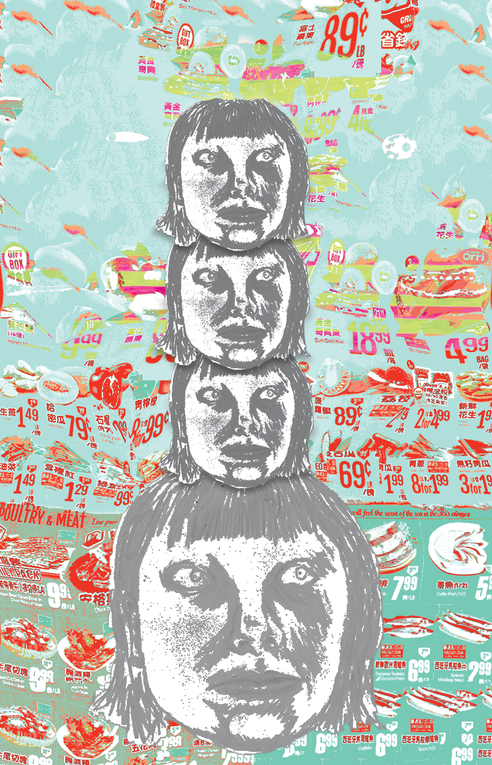 stacked heads shopping