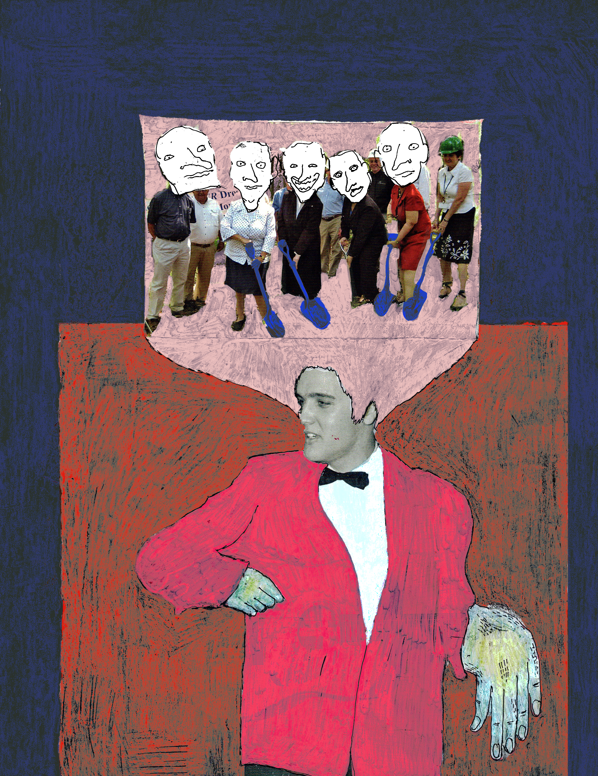 stamp book flattened